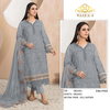 Maaria A Present Heavy Orgenza With Embroidery Sequence Work Dress Material Wholesale Online